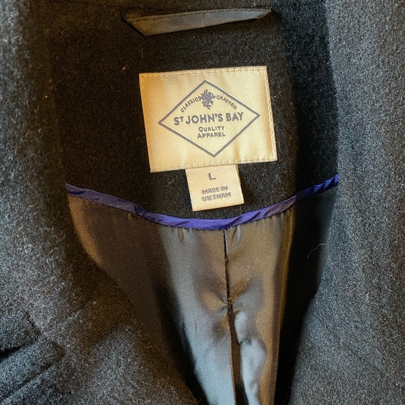NWOT ST JOHNS BAY SIZE L WOMENS WOOL COAT - Picture 4 of 7